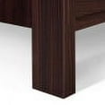 thumbnail image 5 of GDF Studio Titeca Contemporary 2 Drawer Nightstands, Set of 2, Walnut, 5 of 7
