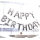 thumbnail image 2 of Globos de feliz cumpleaños de 16 pulgadas, pancarta con globos dorados, letras de papel de aluminio, pancartas, globos para suministros de fiesta y decoraciones de cumpleaños, 2 of 7