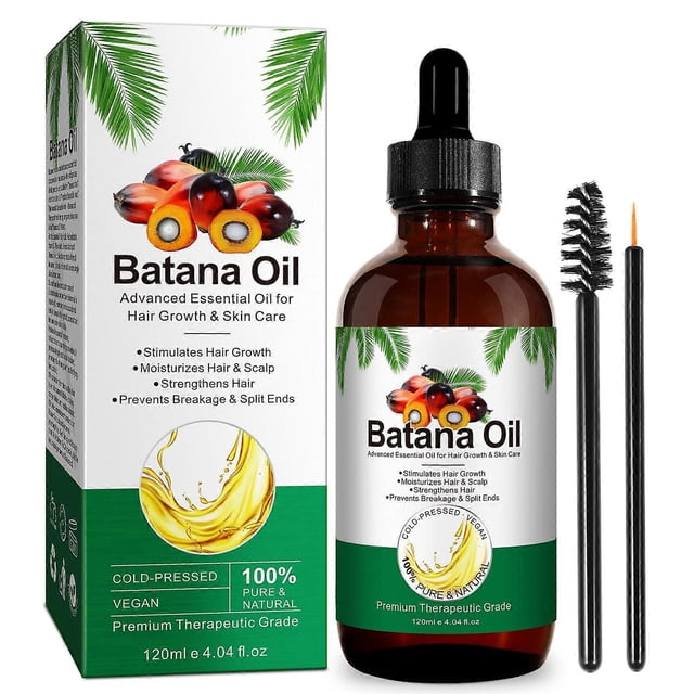 Aceite de Batana para el crecimiento del cabello 120 ml. Aceite natural puro sin refinar para nutrir el cuero cabelludo y tratar las puntas abiertas.