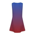 thumbnail image 6 of LTTVQM Casual Dresses for Girls Size 5-6 Sleeveless Gradient Sundresses Beach Round Neck Tank Dress Basic Midi Dresses with Pocket Hot Pink 5-6, 6 of 7