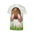 thumbnail image 3 of Fuzoiu Brown Bunny Print Boys' Casual T-Shirt,Crewneck Undershirts,Boys Athletic Shirt,Short Sleeve T-Shirts for Outdoor Play, 3 of 7
