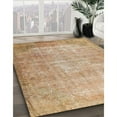 thumbnail image 3 of Ahgly Company Machine Washable Indoor Square Traditional Bronze Brown Area Rugs, 10' Square, 3 of 7