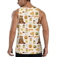 thumbnail image 3 of Haiem Cute Bee Honey Jar Hive Bear Men Workout Tank Top Gym Bodybuilding Sleeveless Muscle T Shirts Athletic Tank Breathable Workout Shirt-X-Large, 3 of 9