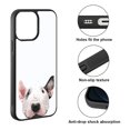 thumbnail image 2 of FINCIBO Soft Rubber Protector Cover Case for Apple iPhone 13 Pro 6.1" 2021 (NOT FIT Apple iPhone 13 mini 5.4" 2021/iPhone 13 6.1" 2021/iPhone 13 Pro Max 6.7" 2021), Animal Bull Terrier Dog, 2 of 5