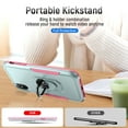 thumbnail image 6 of Phone Case Compatible with iPhone X/XS, Cover with Magnetic Ring Holder Stand Hybrid Rugged Shockproof Drop Proof Heavy Duty Cell Accessories for iPhone X/XS Women Men, Green/Pink, 6 of 8