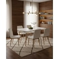 thumbnail image 1 of Mesa de Escritorio Moderna 120 cm Blanca con detalles de Madera | Ideal para Home Office y Estudio, 1 of 7