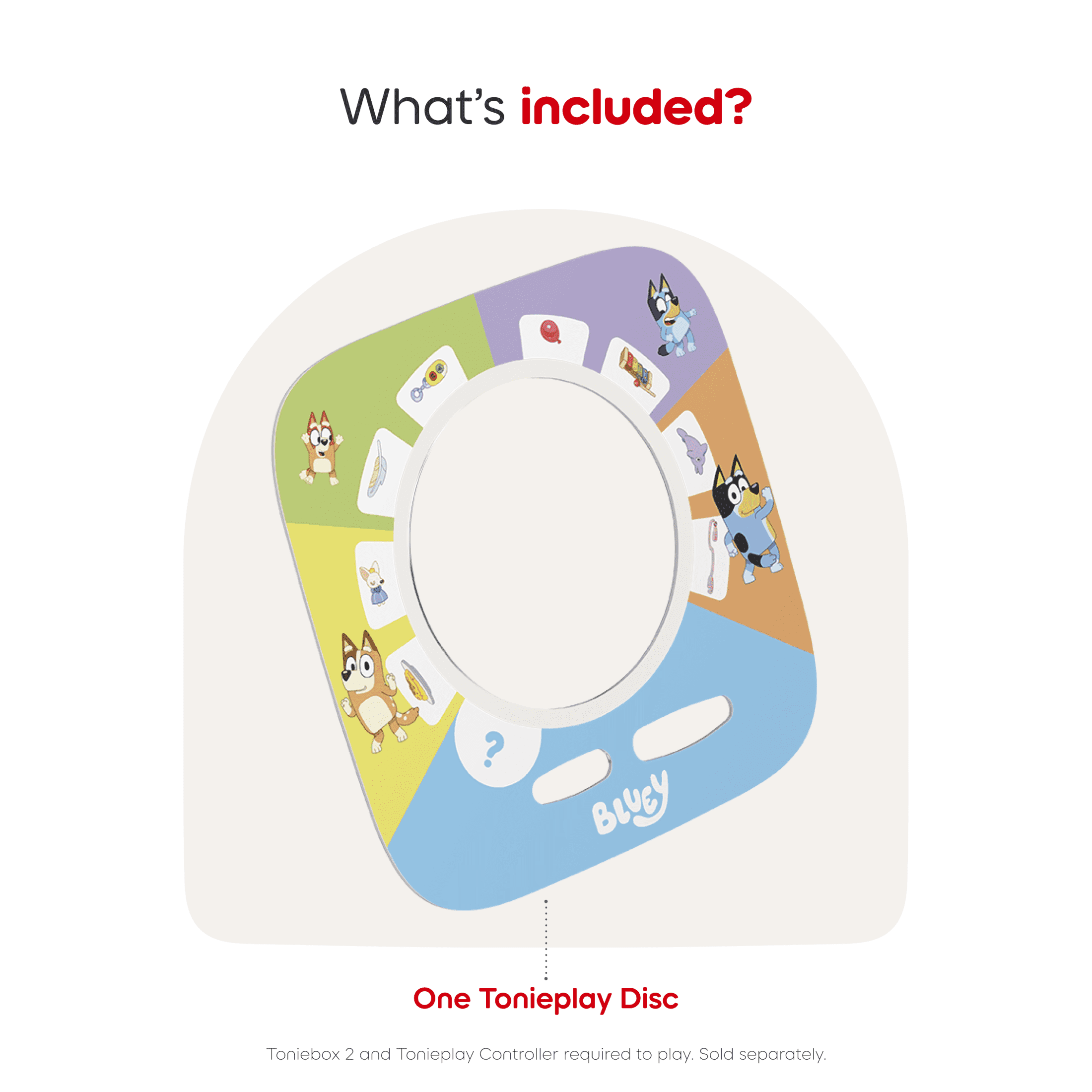 tonies Bluey Tonieplay Game,Requires Toniebox 2 and Controller, Age Group 3+