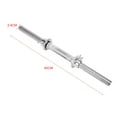 thumbnail image 3 of 1 Pair Dumbbell Bars Heavy Chrome Dumbbell Bars Threaded Dumbbell Handle, Solid Steel Handles Bars Weight Lifting for Gym Barbells Dumbbell Bars Strength Training 35cm/45cm/50cm, 3 of 8