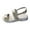 Gold, variant on JeashCHAT Sandals for Women Summer Ladies Women Flat Thick Soled Shoes Fashion Casual Beach Sandals
