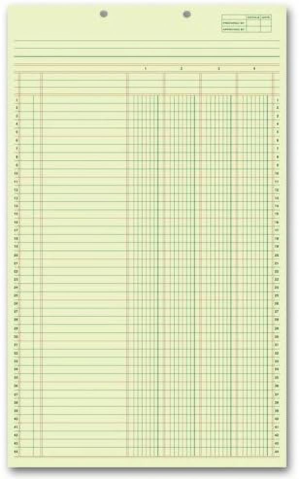 Legal Size Columnar Pads