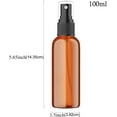 thumbnail image 2 of LOOKSEVEN 100ml Plastic Essential Oil Spray Bottle 3.4OZ Three Color - Clear, White, Amber, Small Spray Bottle with Plastic Sprayer - Set of 3, 2 of 9