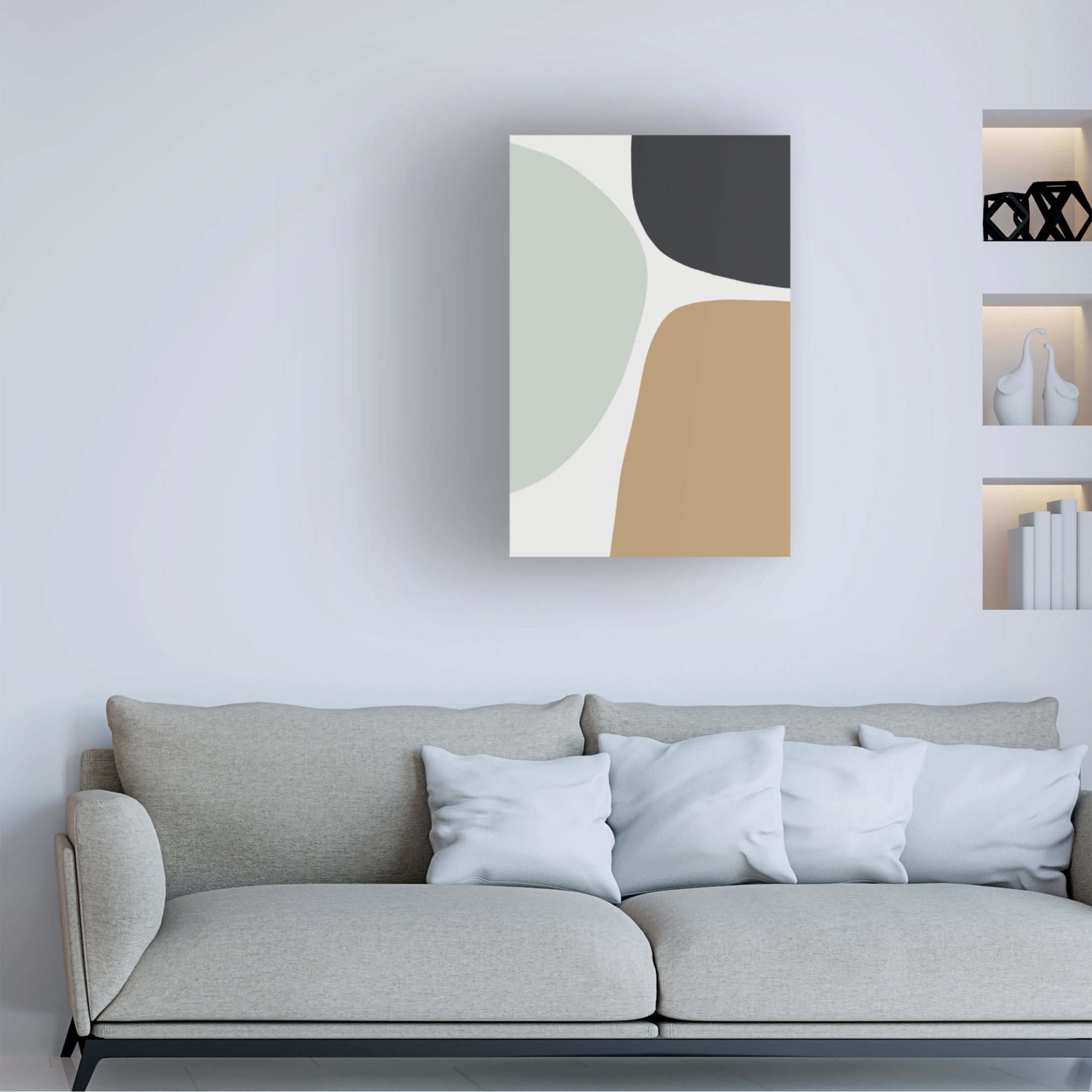 Trademark Fine Art uplusmestudio Natural Trio Canvas Wall Art