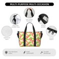thumbnail image 3 of Travel Duffle Bag Lime Shrimp Travel Tote Bags Carry on Luggage Waterproof Weekender Bags with Top Handle Adjustable Shoulde Strap for Travel Gym, 3 of 5
