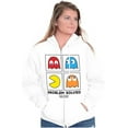 thumbnail image 4 of Problem Solved Pacman Unisex Plus Size Zip Hoodie Brisco Brands 5X, 4 of 5