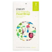 Z Wraps 3-Pack Beeswax Wrap, 1 Small Perfect Pear, 2 Medium Out & About Print