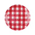 thumbnail image 3 of Supreme Housewares Gourmet Art Red Gingham Melamine Appetizer Plates, Red, 6 Inches, 3 of 3