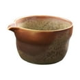 thumbnail image 1 of Cuenco de cerámica para matcha con boquilla, herramienta para preparar té, cuenco de Chawan, cuencos para mezclar matcha para amantes de la Marrón, 1 of 9