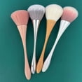 thumbnail image 2 of 4PCS Large Fluffy Powder Makeup Brushes with Soft Synthetic Bristles, Professional Bronzer & Foundation Blending Brush Set for Loose Powder & Mineral Makeup, Daily Makeup & Travel Use, 2 of 4