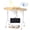 Champagne with Dust Collector, variant on Advwin Foldable Manicure Table with Dust Collector & Lamp, Portable Rolling Nail Tech Desk with Drawer, Wrist Cushion, Lockable Wheels, 4 Hooks, Mobile Nail Workstation for Travel & Home Salon, White