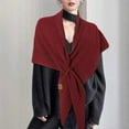 thumbnail image 7 of Womens Fashionable Triangle Shawl Scarf,Knitted Shawl Triangle Scarf,Solid Color Large Shawls, 7 of 7