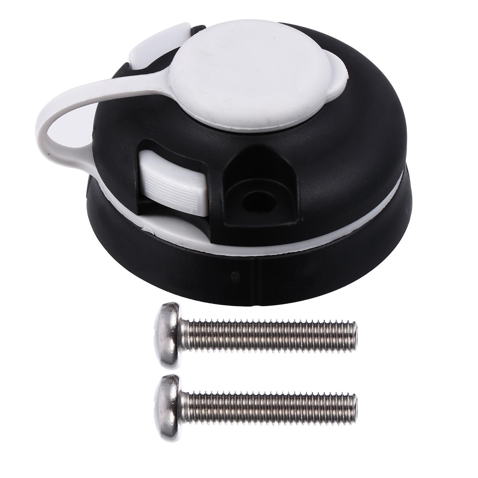 COOPHYA Round Kayak Mount Base Set in Black, and Sturdy Fishing Rod Holder for Boats and Kayaks