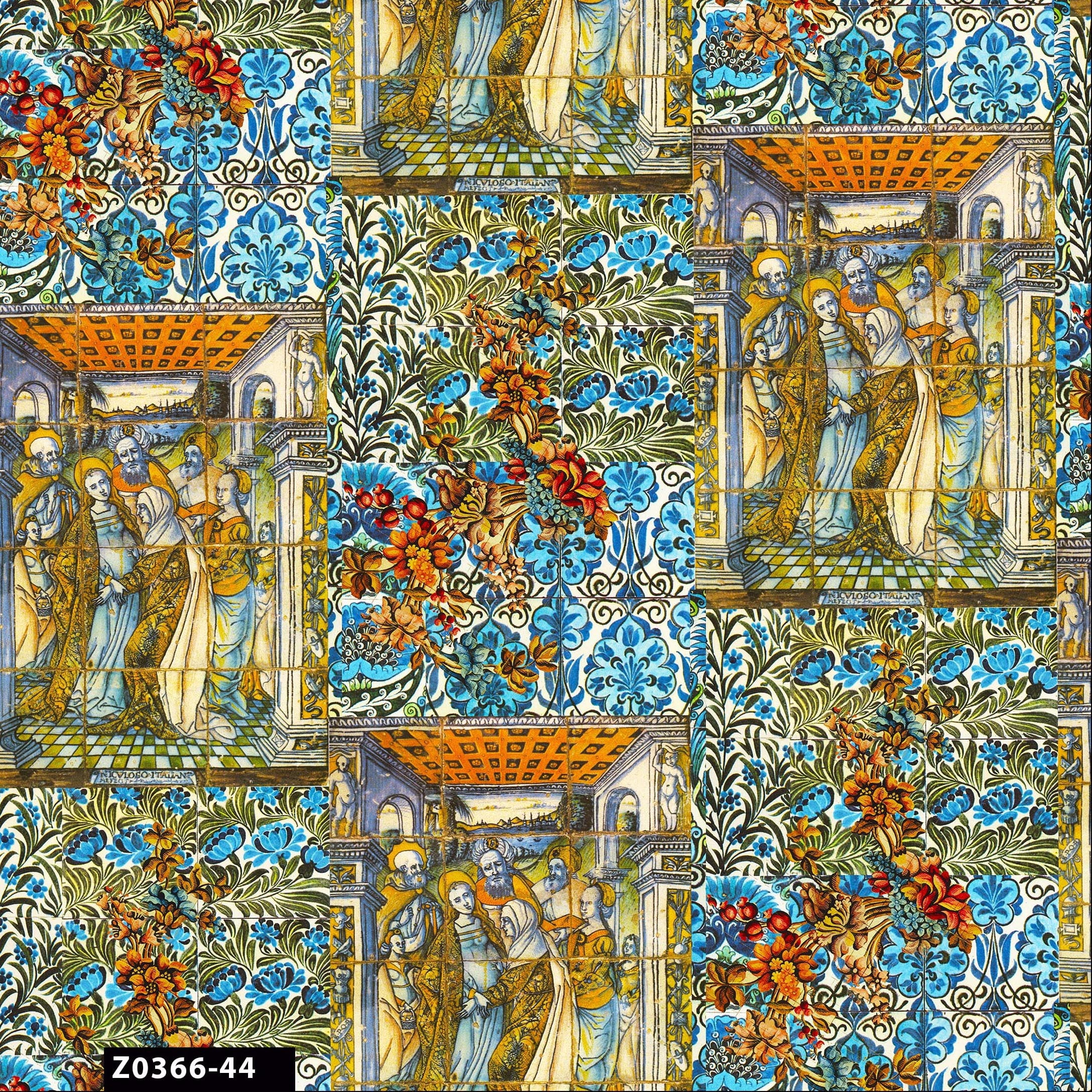 FREE SHIPPING!!! Mosaic Tile Pattern 100 Cotton Quilting Fabric, by