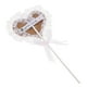thumbnail image 5 of Toppers para Cumpleaños Boda Perfecl Amor Forma Encaje Cupcake Pick Decoración, 5 of 8