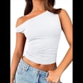 thumbnail image 1 of Tops de Verano con Hombros Descubiertos para Mujer, Camisetas para Salir, Top Corto Sin Mangas, Ropa de Moda, Conjuntos de 2025 XS, 1 of 9