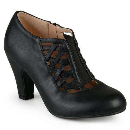 Brinley Co. - Women's Round Toe High Heel Matte Booties - Walmart.com