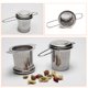 thumbnail image 3 of 2 coladores de té, cesta infusora de acero inoxidable para tazas, infusores de té para té a granel, difusor de té de malla fina, coladores de té de mango largo, filtros para infusiones de té, 3 of 8