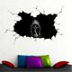 thumbnail image 5 of 1 pieza de calcomanía de pared de calavera silenciosa, decoración del hogar, arte de PVC, autoadhesiva, 40 unidades, diseño gótico, 40 x 60 cm Yulucky, 5 of 7