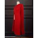 thumbnail image 3 of Women Party Dress Pleated Cloak Sleeve Elastic Bodycon Slim Fit Dresses Elegant Fashion Evening Christmas Birthday Outfits, 3 of 3
