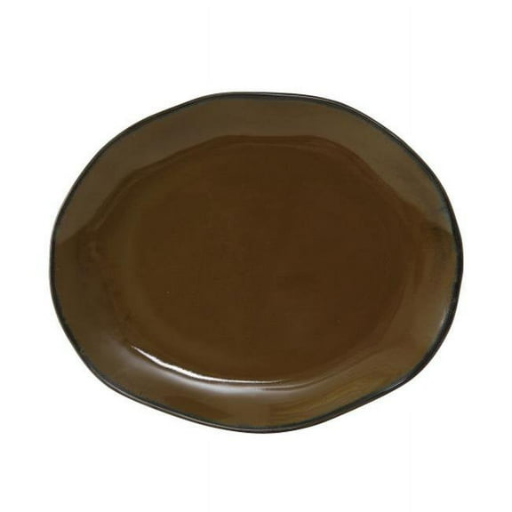 Tuxton GAS-023 Vitrified China Platter Sagebrush - 13.25 in. - 1 Dozen