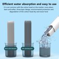 thumbnail image 3 of Portable Self Squeeze Short Mop, Hand Free Washing Lightweight Desktop Cleaning Mini Mop Strong Adsorption  For Car, 3 of 8