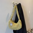 thumbnail image 1 of Bolso de mano plisado suave para dama con broches Bolso bandolera plisado acolchado para fiesta DQrwqpou Para Estrenar, 1 of 5