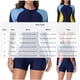 thumbnail image 4 of TaTaai Women's Zipper Jumpsuit, Slim Fit Sports Swimsuit, Color Block Design with Wind Match, Perfect for Surfing, Beach and Water Activities Gift, 4 of 7