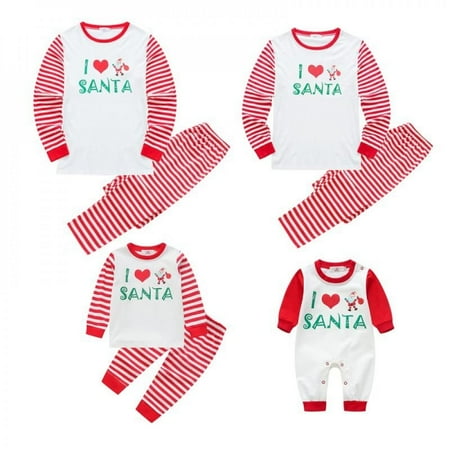 

Children Clothing Two-piece Pajamas Family Parent-child Suit Printing Home Service Cotton Soft Two-piece Pajamas