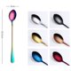 thumbnail image 2 of Cuchara colorida de acero inoxidable 410, cucharas de mango largo, utensilios para beber café, utensilios de cocina, envío directo Xemadio 1374-1, 2 of 5