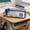 A, variant on Upgraded Large Capacity Pen Bag High Appearance Pencil Case Stationery Storage Box for High Students Portable Zipper Organizer Starry Sky(A)
