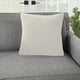 thumbnail image 5 of Cojines cuadrados decorativos para sofá, decoración de verano, fundas de cojín con núcleo extraíble para sala de estar, dormitorio, sofá y asientos de exterior. Aestivo | Blanco | AESTIVO, 5 of 7