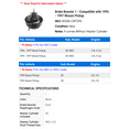 thumbnail image 2 of Brake Booster 1 - Compatible with 1995 - 1997 Nissan Pickup 1996, 2 of 2