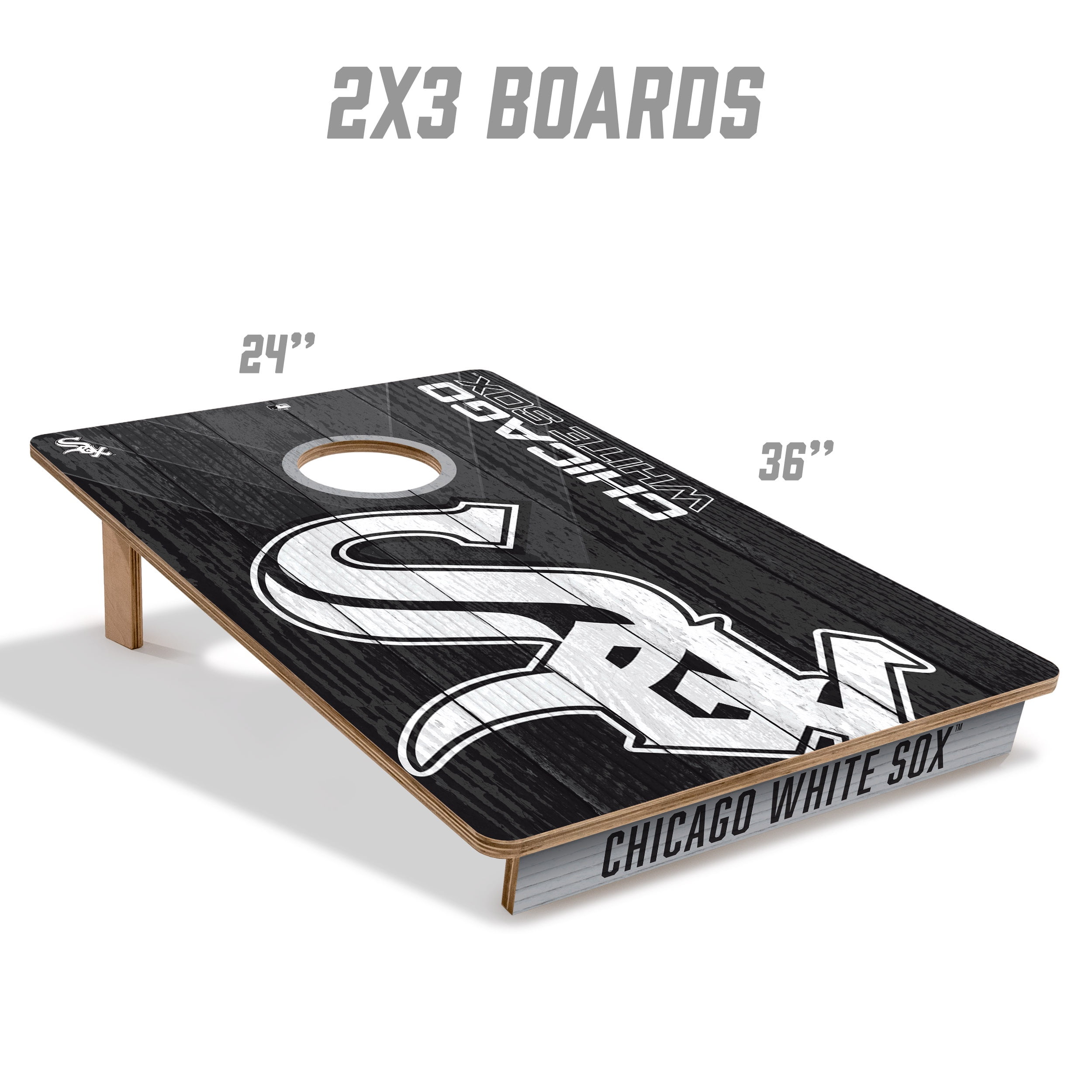 YouTheFan MLB Chicago White Sox 2' x 3' Cornhole Game