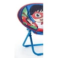 thumbnail image 6 of Ryan's World 19"- inch Red Polyester Toddler Armless Saucer Chair, Includes One Piece, 6 of 6