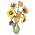 thumbnail image 3 of Sunflower Brooch Lapel Pin, Plant Vase Flower Simple Scarf Clips For Women Girls, 3 of 8