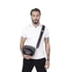 thumbnail image 2 of Bandolera Crossbody Boroni Negro/Gris Con Correa Ajustable, 2 of 7