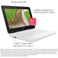 thumbnail image 1 of HP Chromebook 360 11-ae120nr 11.6", Intel Celeron N3350, Ram 4GB, Almacenamiento 64GB eMMC, Intel HD Graphics 500, Chrome OS™, Cámara Web Integrada, Color Blanco HP 11-ae120nr, 1 of 4