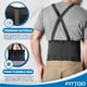 thumbnail image 5 of Cinturón de soporte lumbar FITTOO con correas ajustables para la espalda baja: alivio del dolor de espalda, recuperación de lesiones, soporte para levantar objetos pesados, faja lumbar con tirantes, 5 of 5
