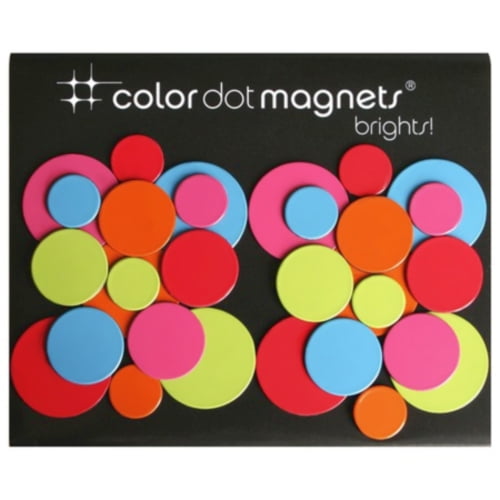 Three by Three Brights Color Dot Set of 30