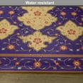 thumbnail image 6 of Ambesonne Moroccan Place Mats Set of 4, Effected Border, Standard Size, Purple Sand Brown, 6 of 6