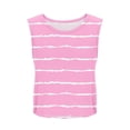 thumbnail image 5 of Womens Stripe Workout Tank Tops, Side Slit Loose Fitting Athletic Sleeveless Yoga Tank Blouse Sports Casual XXL, 5 of 8